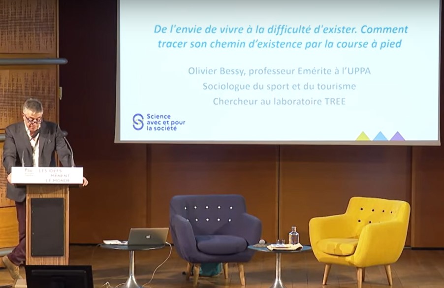 &laquo;&nbsp;De l&rsquo;envie de vivre à la difficulté d&rsquo;exister. Comment tracer son chemin d&rsquo;existence par la course à pied ?&nbsp;&raquo; Conférence aux Idées mènent le monde à Pau Novembre&nbsp;2022