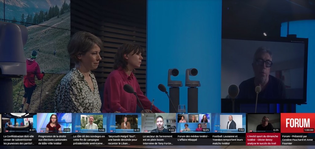 Journal télévisé de RTS du 20/10/2024 sur l&rsquo;engouement pour l&rsquo;ultra-trail